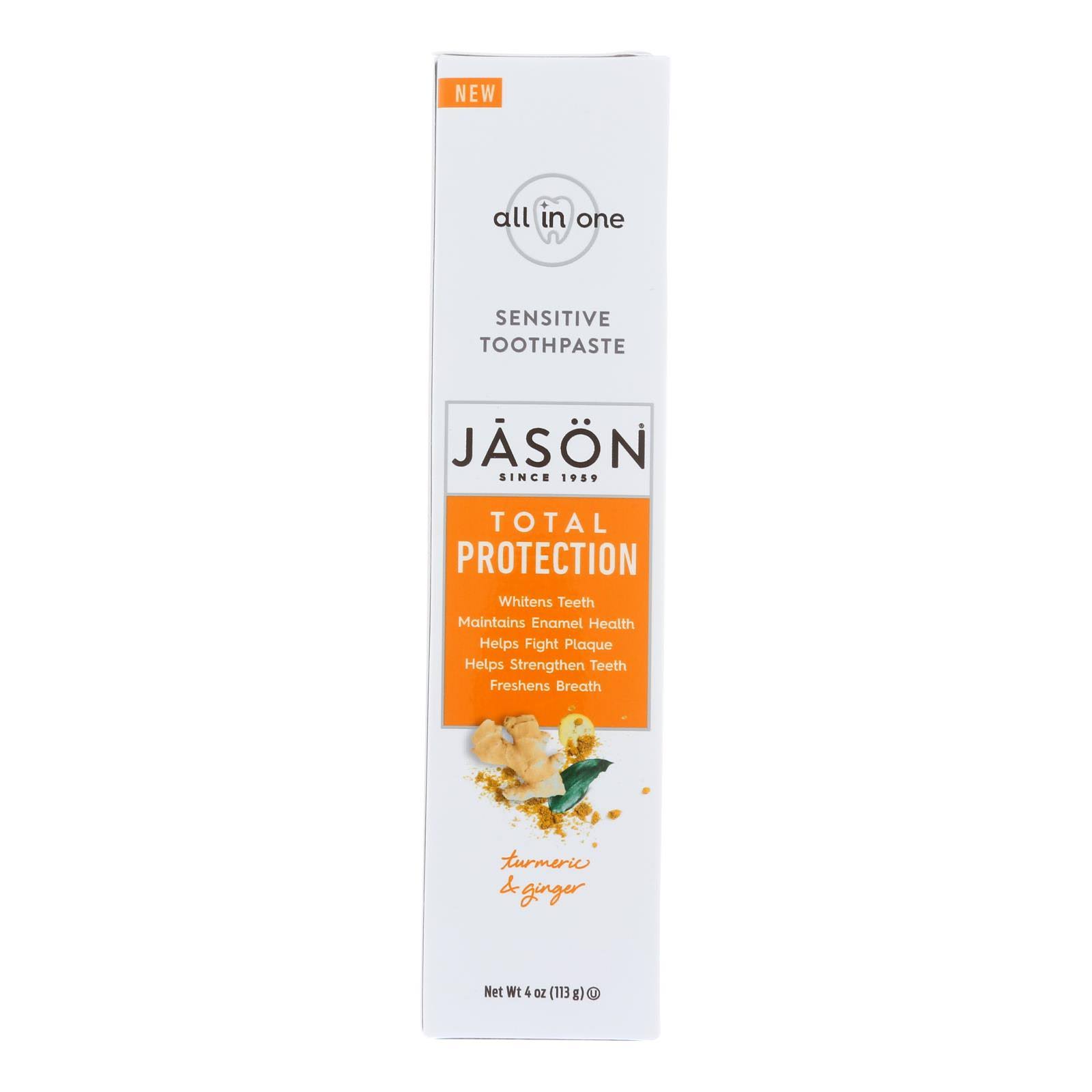 Jason Natural Products Turmeric Ginger Toothpaste, 4 oz