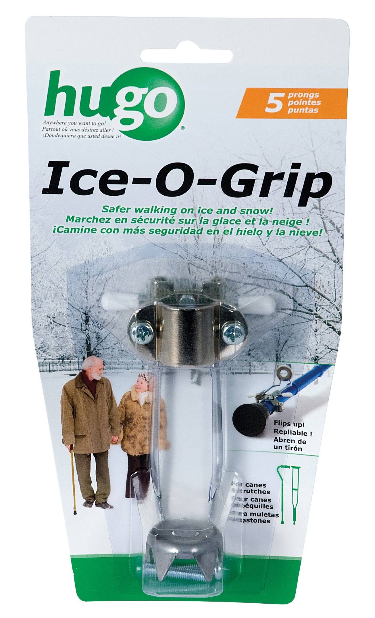 Drive Medical Ice-O-Grip Cane Tip with 5 Ice Gripping Prongs