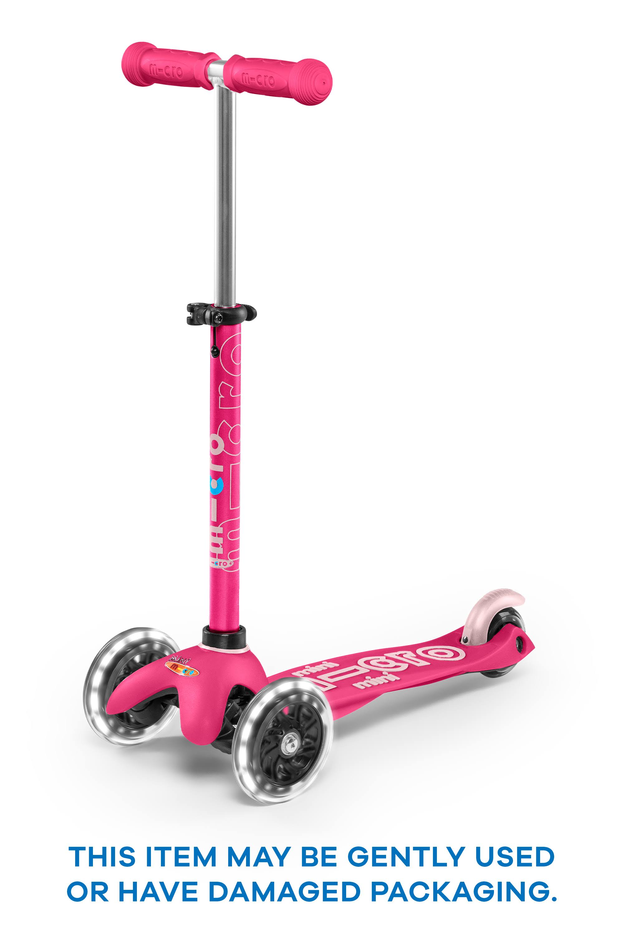 Micro Mini Deluxe Scooter, LED Pink