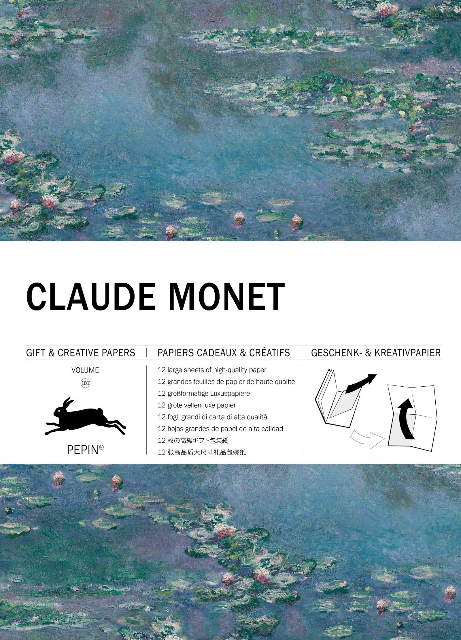 Pepin Press Claude Monet Gift & Creative Paper Book One-Size