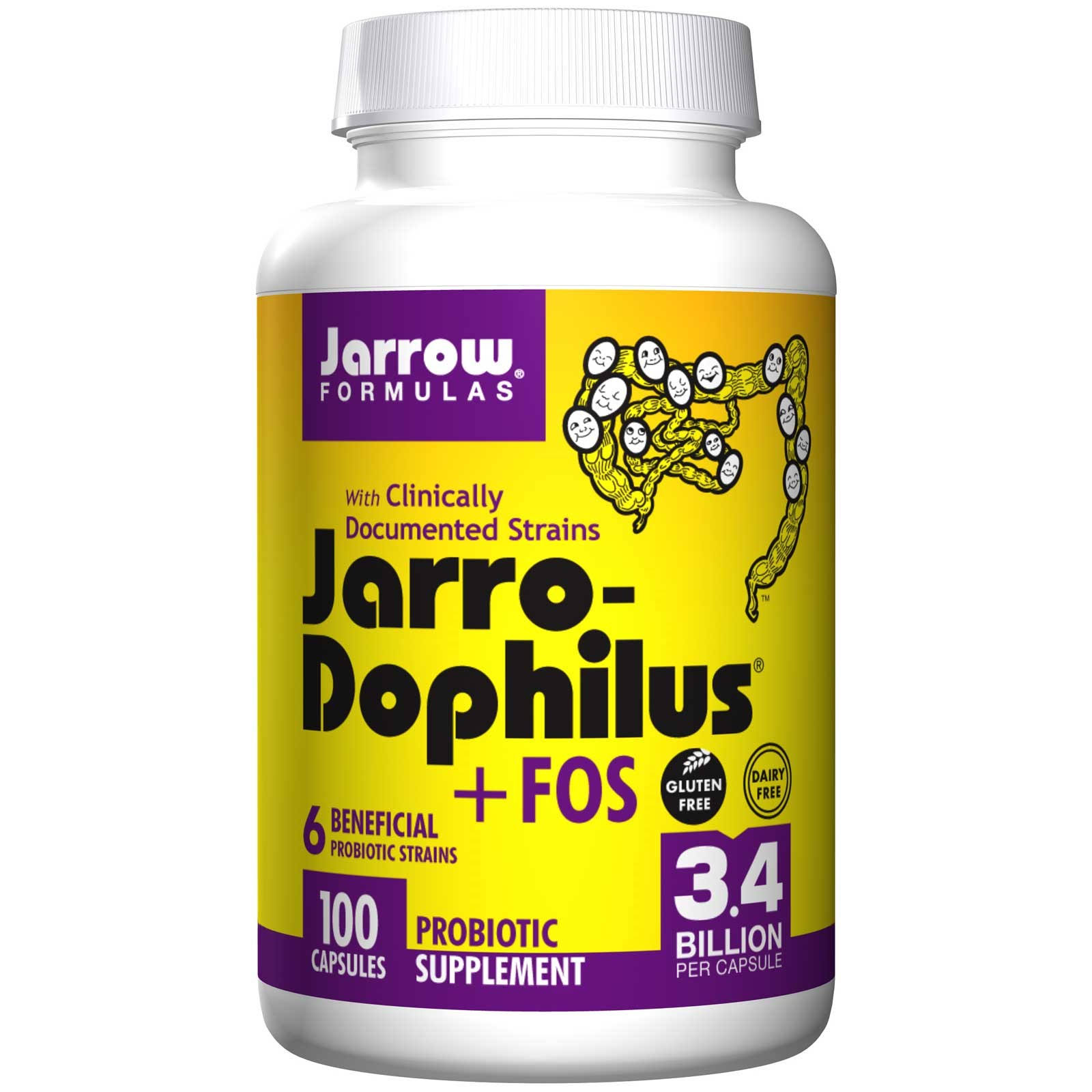 Jarrow Formulas Jarro-Dophilus Fos - 100 Capsules