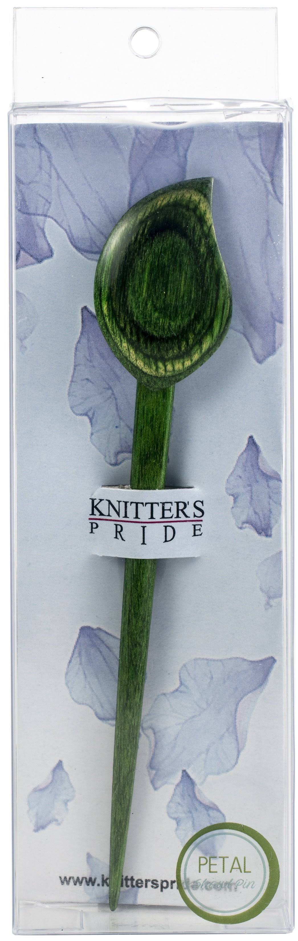 Knitter's Pride Flora Shawl Stick Petal Dark Green