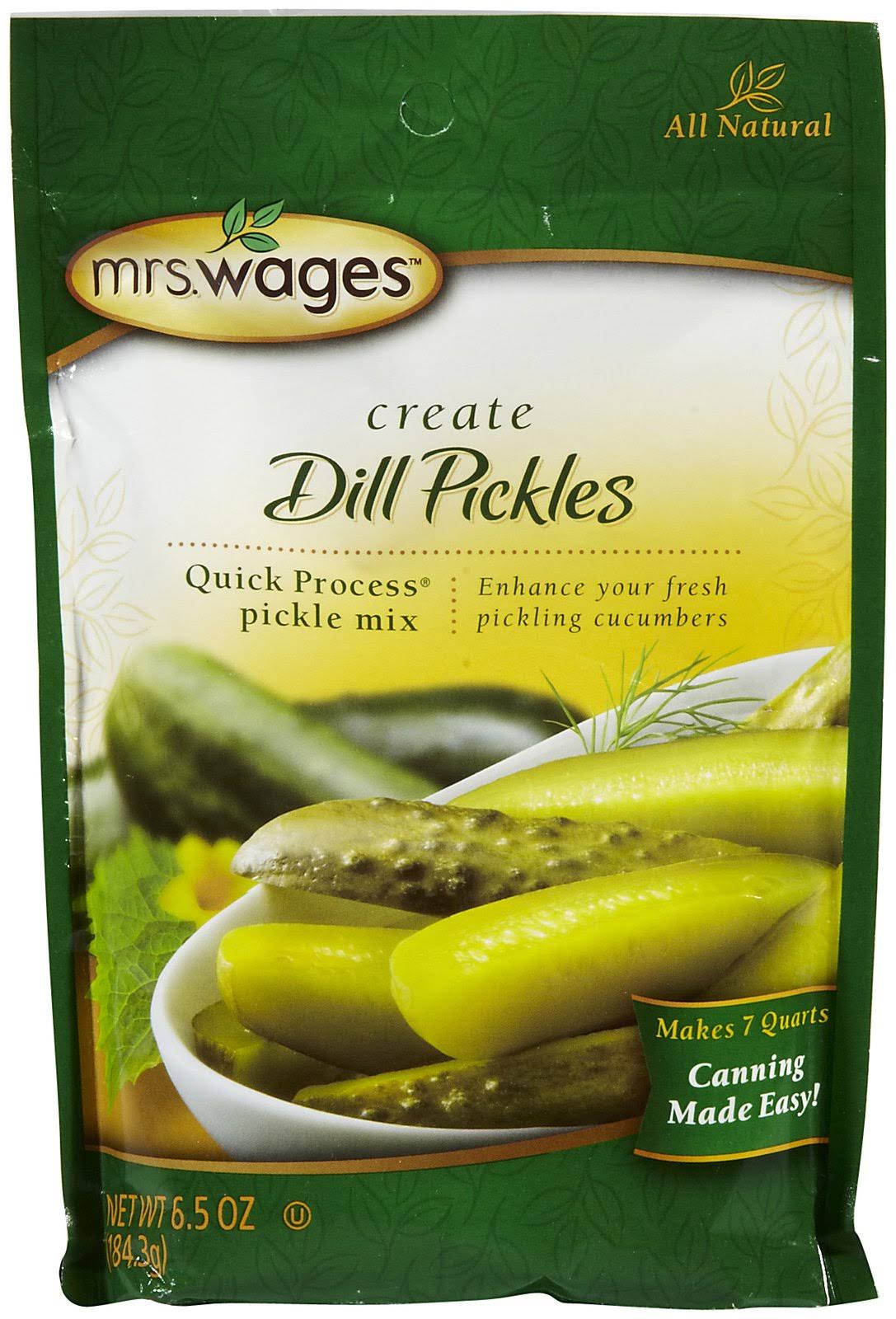 Mrs. Wages Quick Process Dill Pickle Mix - 184.3g