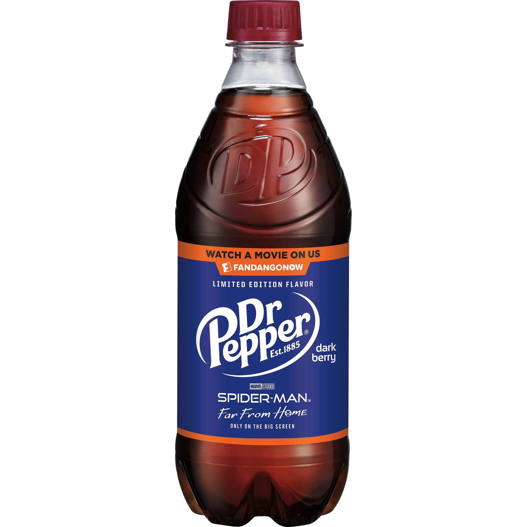 Dr Pepper Soda, Dark Berry - 20 fl oz