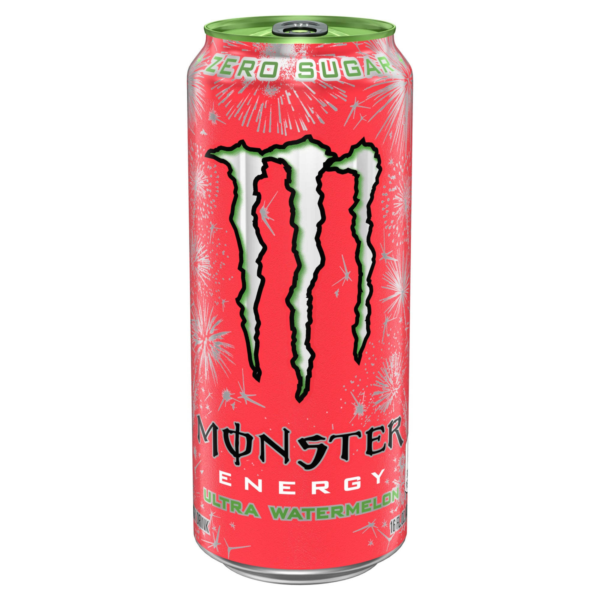 Monster Energy Drink, Ultra Watermelon, Zero Sugar - 16 fl oz
