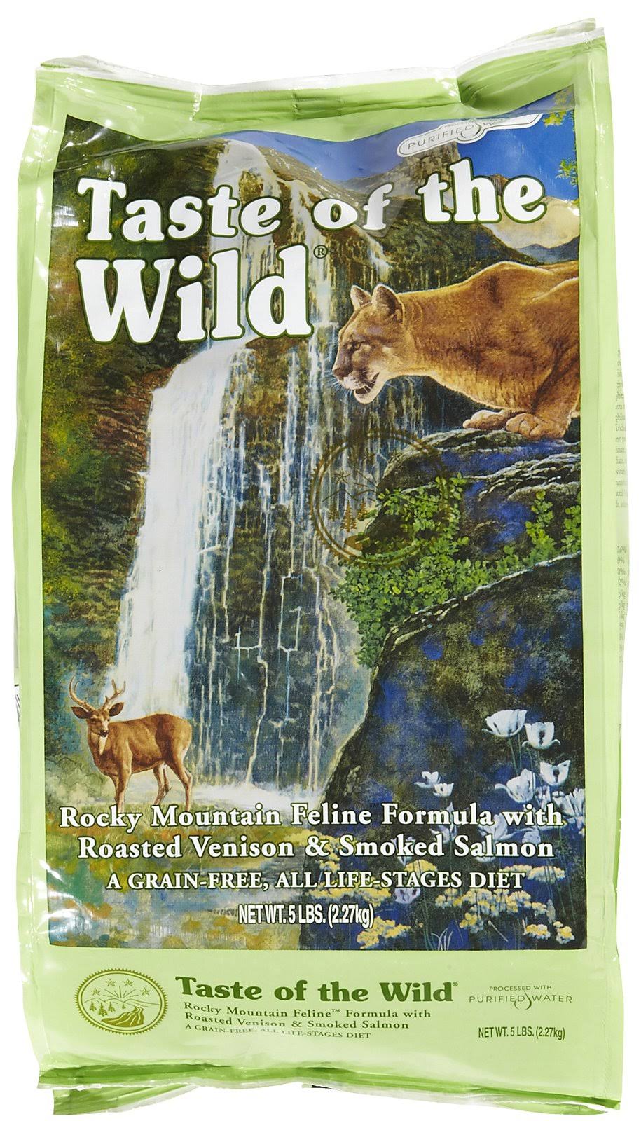 Taste of the Wild Rocky Mountain Feline Formula Cat Food - Roasted Venison and Smoke Salmon