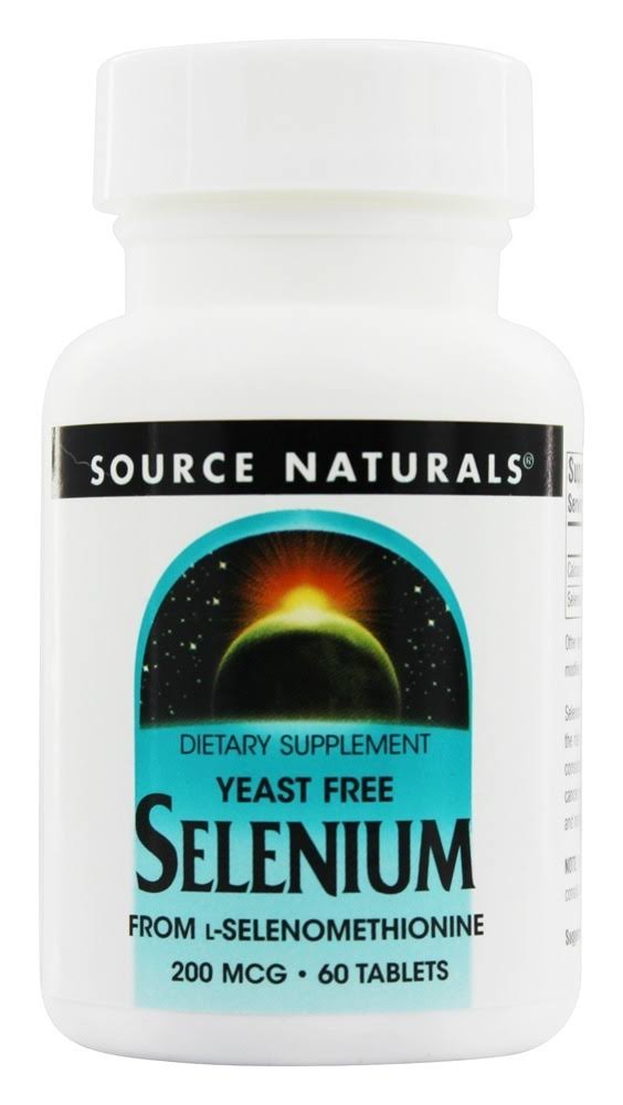 Source Naturals Yeast Selenium Supplement - 200mcg, 60ct