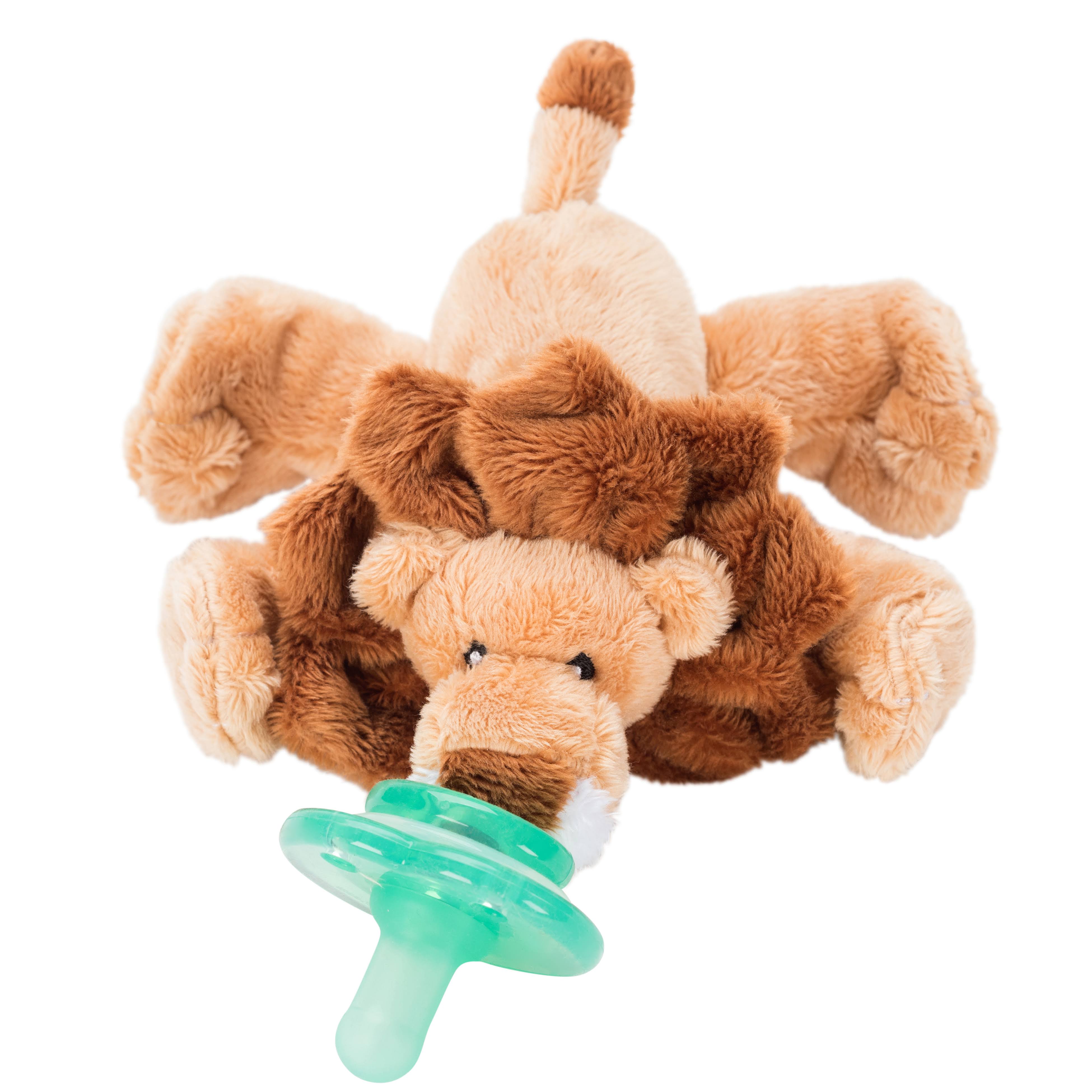 American Nookums Baby Cute Pacifier Little Lion Plushed Animal Toy