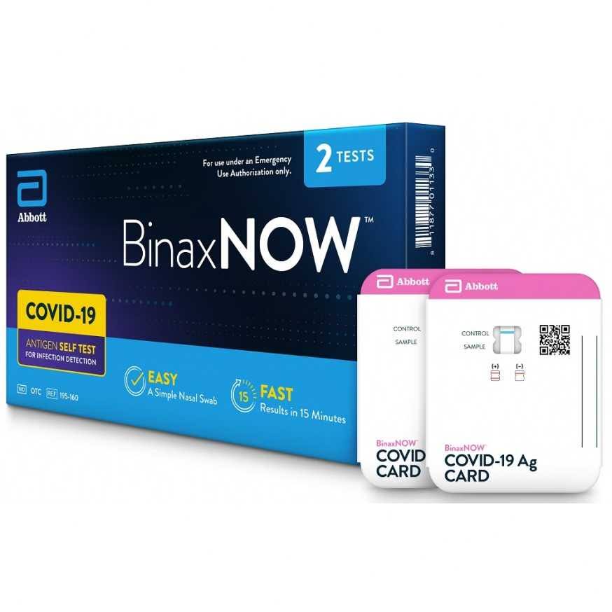 BinaxNOW Covid-19 Antigen Self-Test Kit