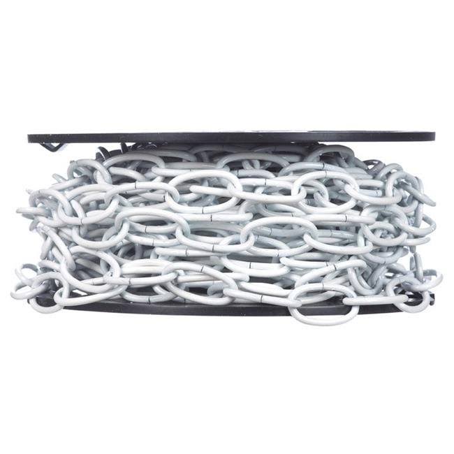 Campbell Chain 5365390 No.10 Metal Decorative Chain, Black - 0.14 In. Dia. X 1.21 In. Campbell White 0.14 In. Dia. X 1.24 In.