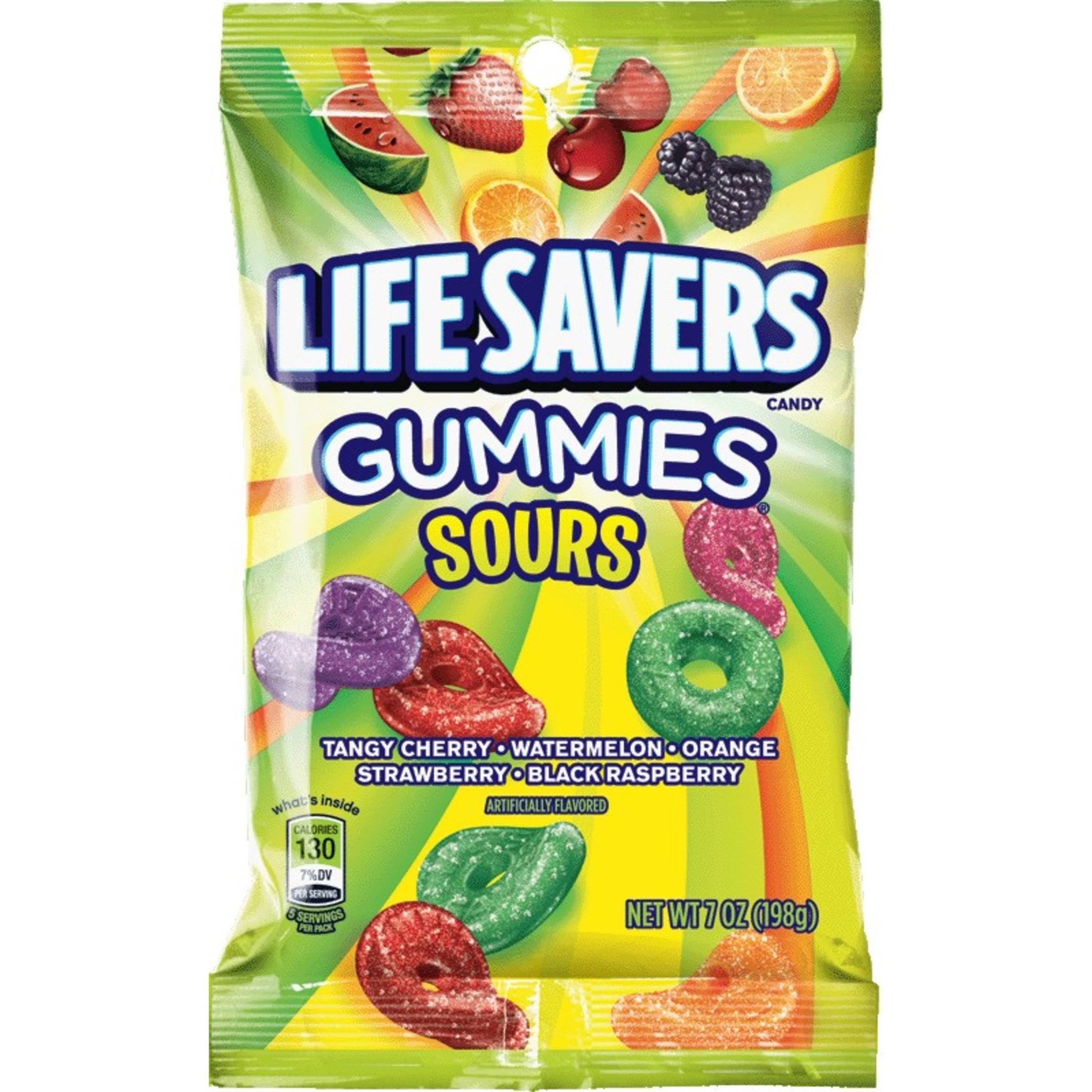 Life Savers Gummies Candy - Sours, 198g