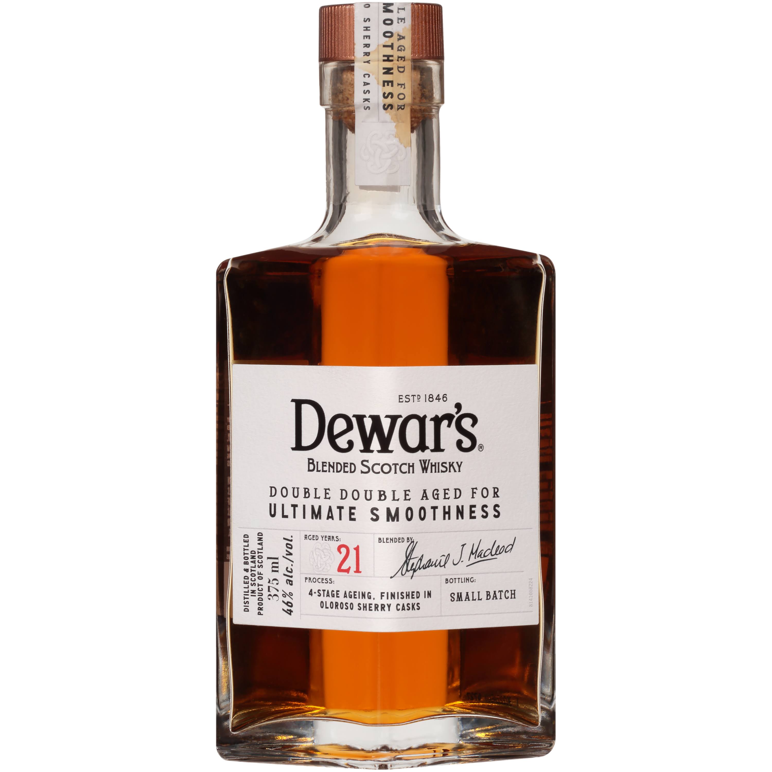 Dewar's Double Double Aged 21 Year Blended Scotch Whisky (375ml)