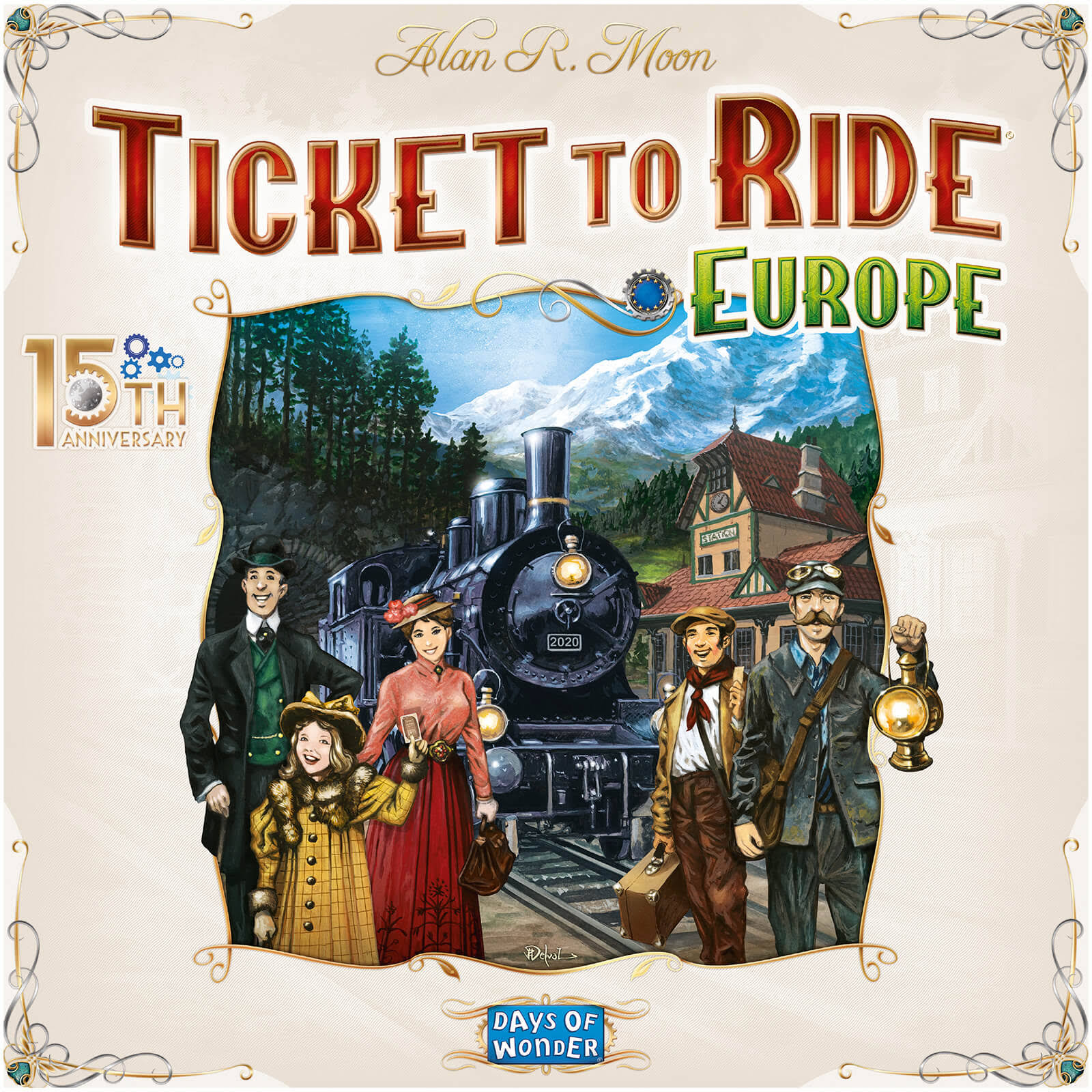 Ticket to Ride Europe 15th Anniversary Edition Board Game