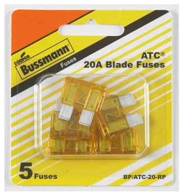 Cooper Bussmann ATC Blade Fuses - 20A