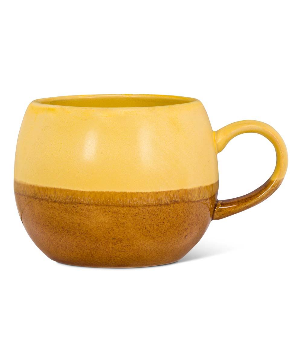 Abbott Yellow & Brown 16-Oz. Stoneware Mug One-Size