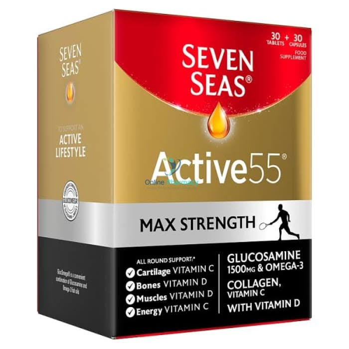 Seven Seas Active 55 Max Strength Caps + Tab 30+30