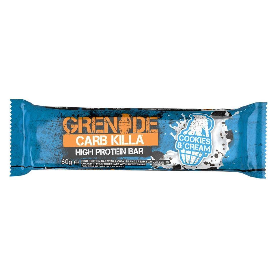 Grenade Carb Killa High Protein Bar - Cookies & Cream, 60g