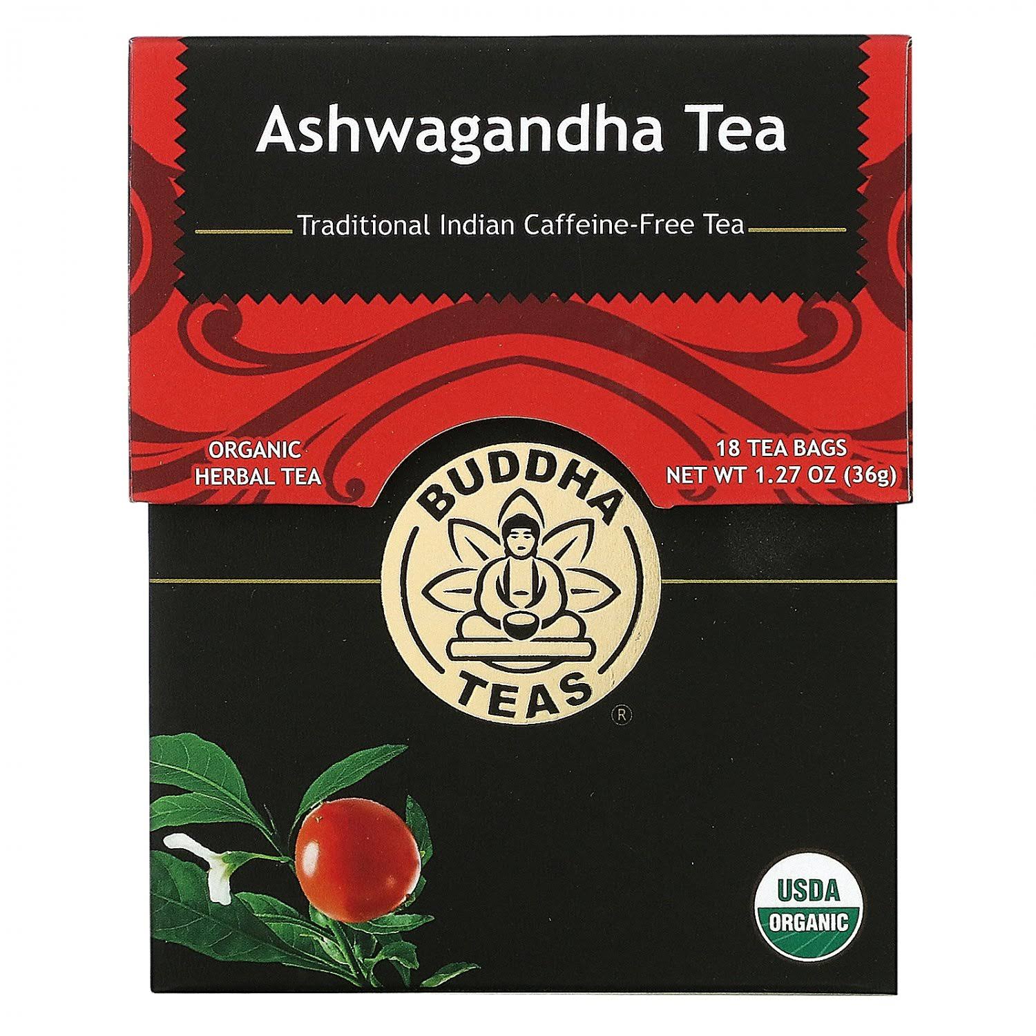 Buddha Teas Ashwagandha Root Herbal Tea - 18 tea bags