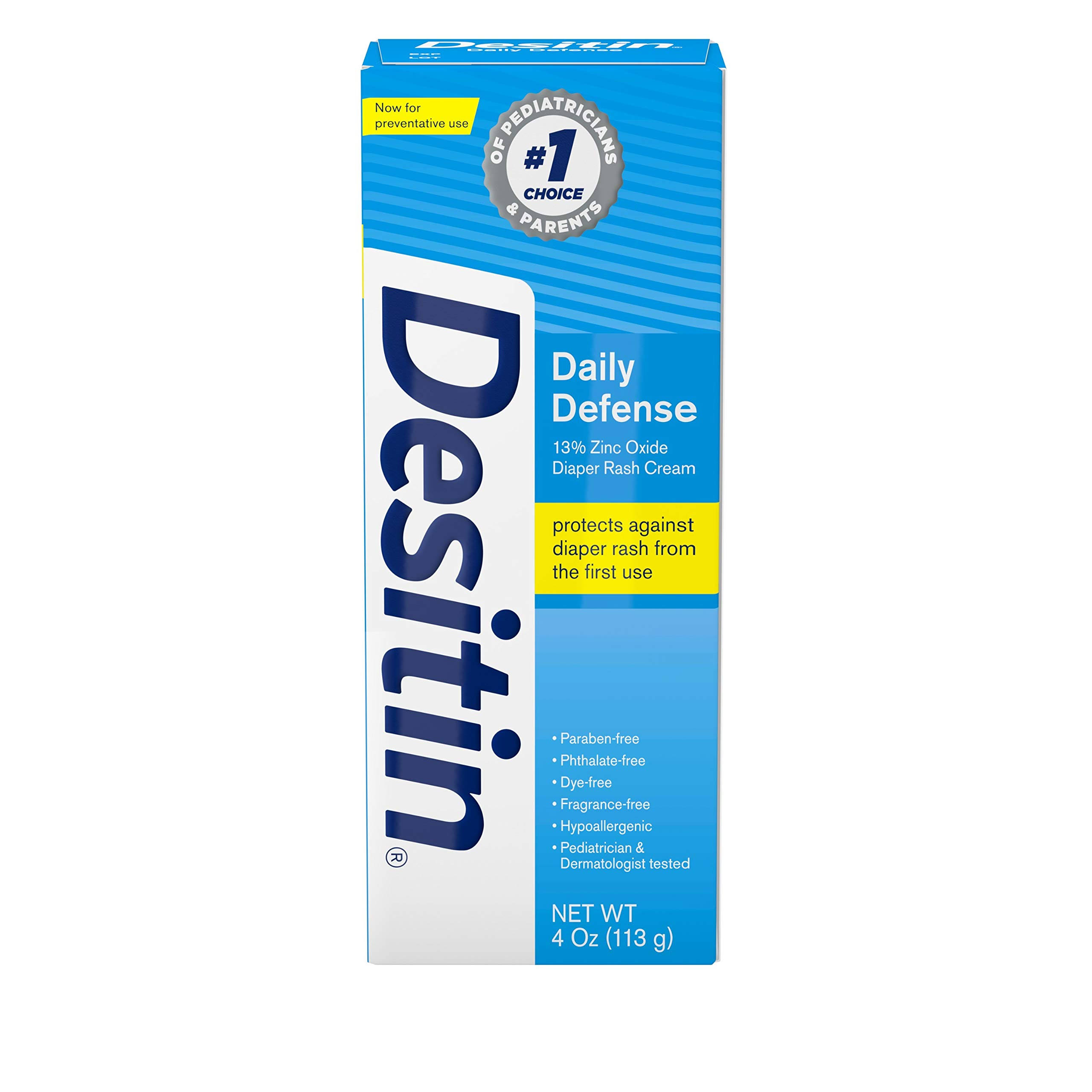 Desitin Rapid Relief Zinc Oxide Diaper Rash Cream - 4 oz