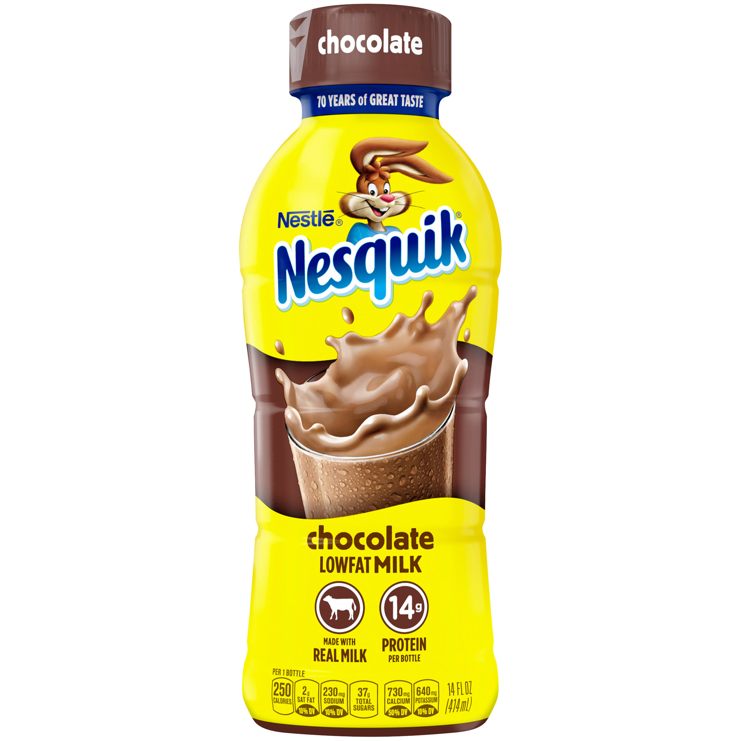 Nestle Nesquik Lowfat Milk - Chocolate, 14oz