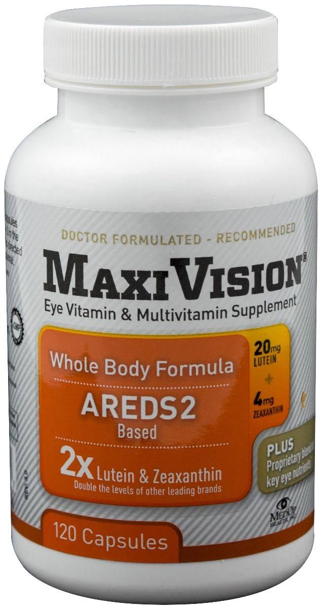 MaxiVision AREDS2 Based Whole Body Formula 120 Capsules